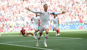 كريستيانو رونالدو نجم المنتخب البرتغالي