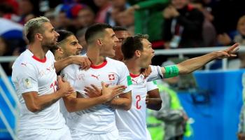 لاعبو منتخب سويسرا