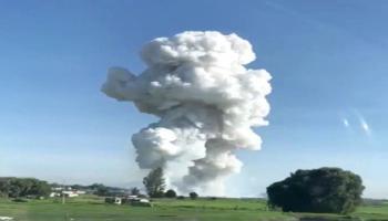 انفجار ألعاب نارية بالمكسيك