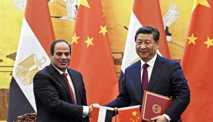 الرئيسان المصري والصيني - أرشيفية