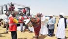الهلال الأحمر الإماراتي يواصل توزيع المساعدات الإنسانية بالسودان