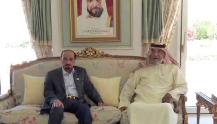 الشيخ خليفة بن زايد آل نهيان يلتقي حاكم عجمان