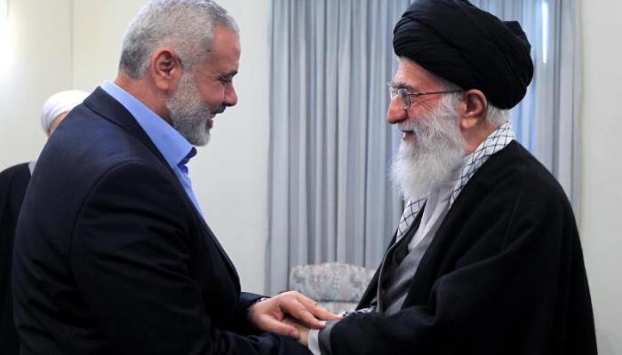 خامنئي وإسماعيل هنية