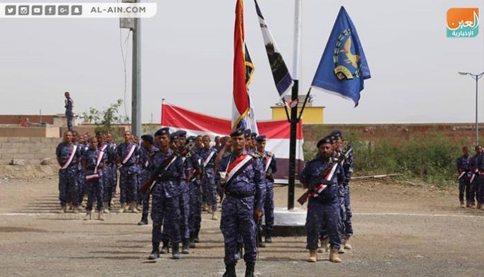 حفل تخرج الدفعة الأولى من شرطة الدوريات بمحافظة تعز