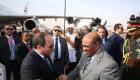 الرئيس المصري يصل الخرطوم في زيارة رسمية للسودان تستغرق يومين