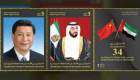 إصدار طوابع تذكارية تحمل صورا لرئيسي الإمارات والصين
