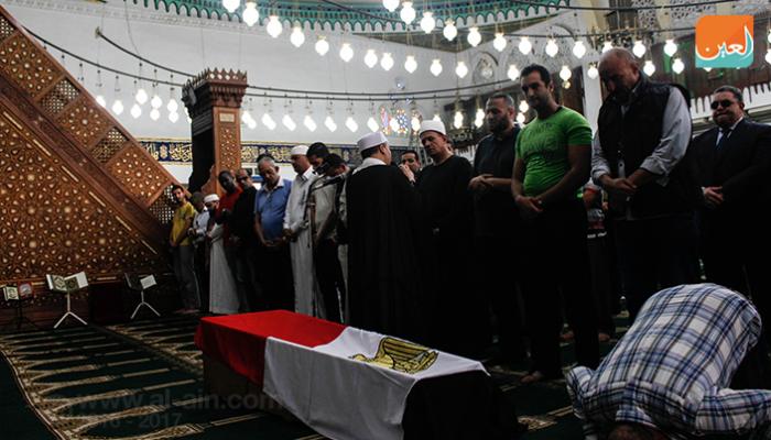 جنازة الشهيد المصري النقيب أحمد فايز