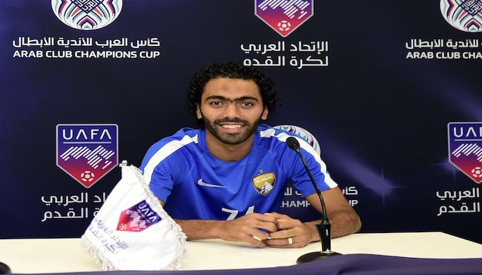 حسين الشحات لاعب العين الإماراتي