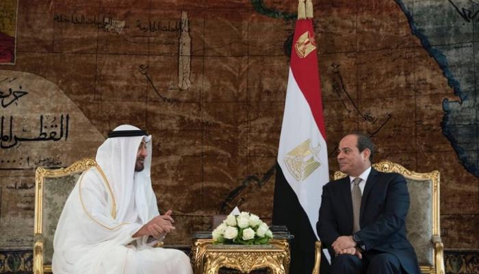 الشيخ محمد بن زايد آل نهيان والرئيس عبدالفتاح السيسي