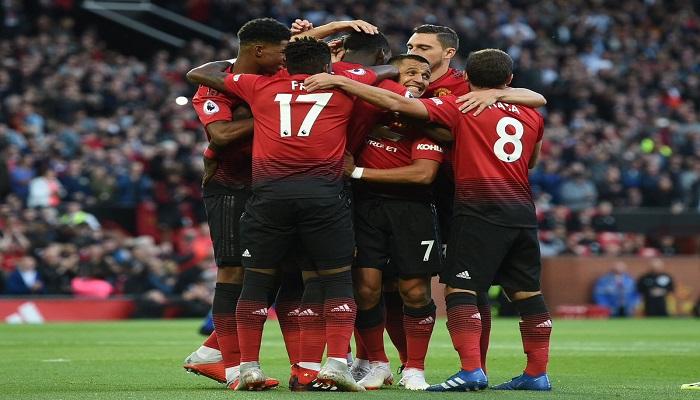 من مباراة مانشستر يونايتد وليستر سيتي