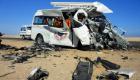 مقتل 8 وإصابة 14 في تصادم حافلتين على طريق ساحلي بمصر