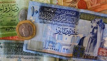  احتياطي الأردن من العملات الأجنبية ينخفض