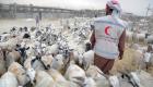 بالصور.. الهلال الأحمر الإماراتي يواصل توزيع الأضاحي في الدريهمي والمنظر باليمن