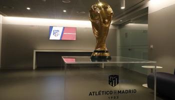 كأس العالم داخل غرفة ملابس أتلتيكو مدريد