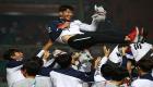 كوريا الجنوبية تستقبل سون وزملاءه بحفاوة بعد ذهبية الألعاب الآسيوية