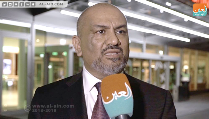 خالد اليماني، وزير الخارجية اليمني، رئيس وفد الحكومة المفاوض