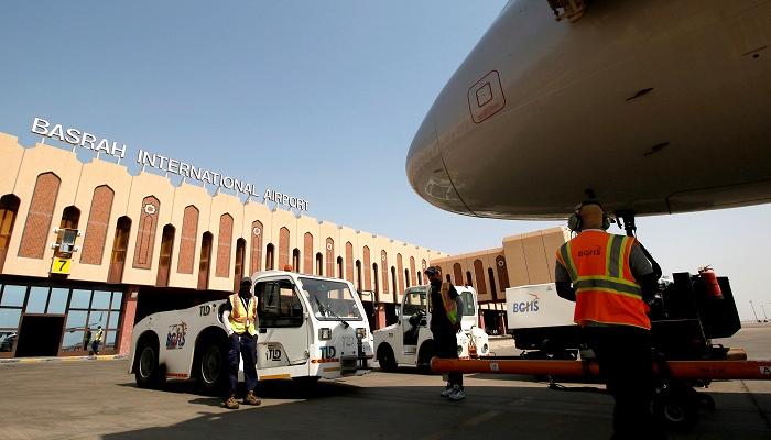 حركة الطيران بمطار البصرة لم تتأثر بقصف مليشيات إيران