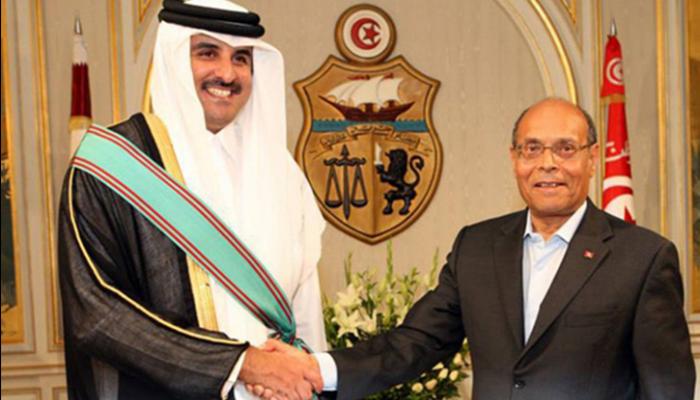 المرزوقي وتميم حاكم قطر