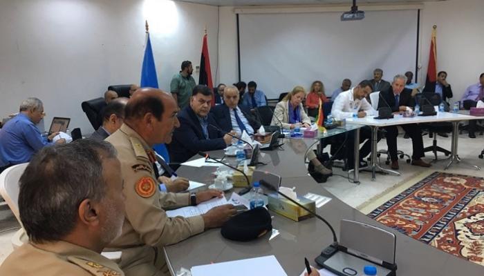  اجتماع مدينة الزاوية لبحث الترتيبات الأمنية في طرابلس