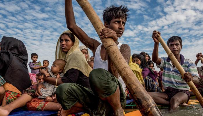 نزوح جماعي لعائلات من الروهينجا في ميانمار - أرشيفية