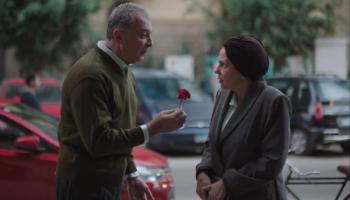 شيرين رضا ومحمود حميدة في مشهد من "فوتوكوبي"