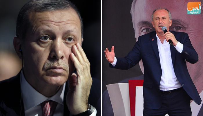 الرئيس التركي رجب أردوغان ومنافسه السابق محرم إنجه - أرشيفية