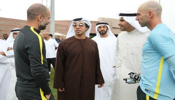 الشيخ منصور بن زايد آل نهيان وبيب جوراديولا
