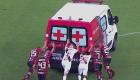 إنقاذ سيارة إسعاف في مباراة بالدوري البرازيلي