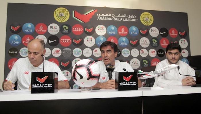 مدرب الوصل خلال المؤتمر الصحفي