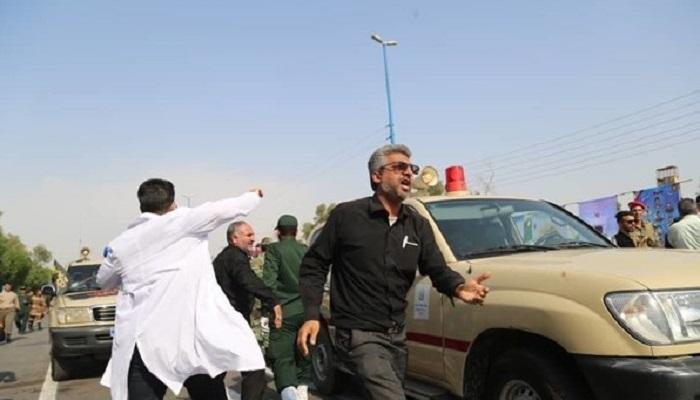 حالة من الفوضى في موقع الهجوم بالأحواز