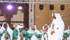 بالصور.. "قصر الحكم" يشهد احتفالات الرياض باليوم الوطني السعودي