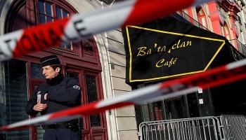 مقر الحادث في مسرح باتاكلان بباريس 