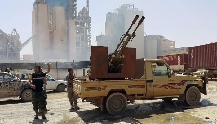 جانب من الاشتباكات في العاصمة الليبية- أرشيفية