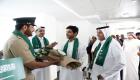 بالصور.. شرطة دبي تحتفي بمواليد اليوم الوطني السعودي الـ88