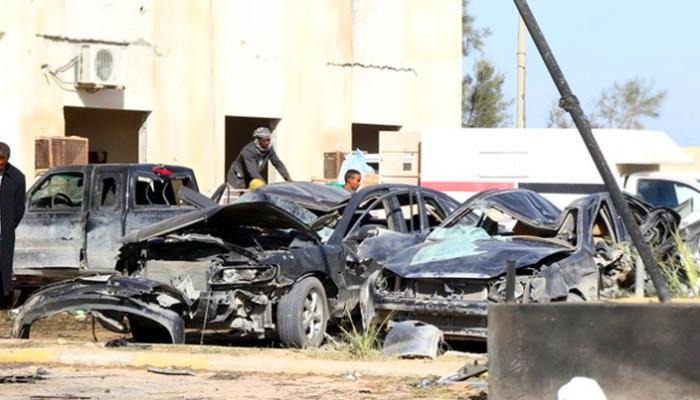صورة أرشيفية لتفجير في ليبيا