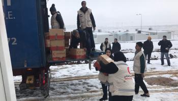 15 مليون درهم مساعدات إماراتية للاجئين لمواجهة الشتاء