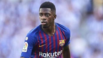 عثمان ديمبيلي جناح برشلونة