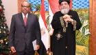 سفير الإمارات بالقاهرة يلتقي البابا تواضروس ويهنئه بأعياد الميلاد