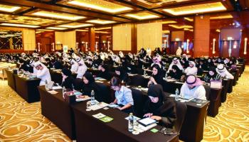 جانب من اختبار عضوية مجلس الشباب الاستشاري للتنمية المستدامة 2030