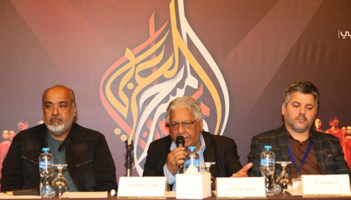 جواد الأسدي خلال المؤتمر الصحفي