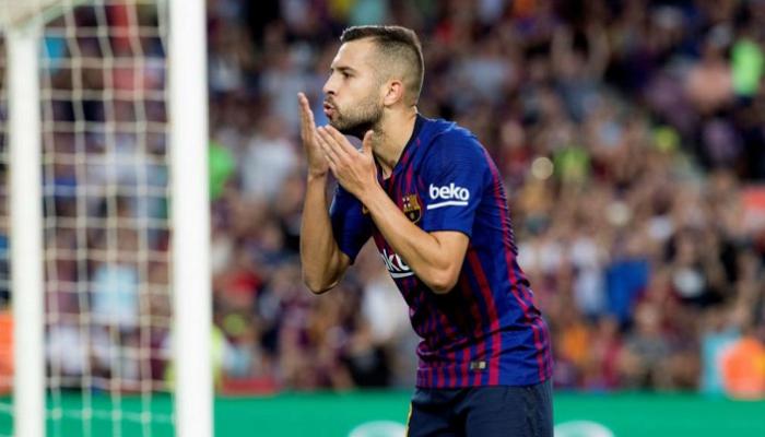 جوردي ألبا لاعب برشلونة