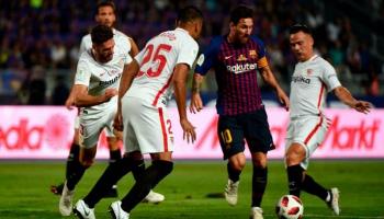 برشلونة وإشبيلية