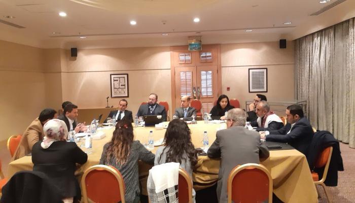 جانب من اجتماعات الأطراف اليمنية في الأردن برعاية الأمم المتحدة