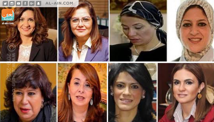 8 وزيرات في الحكومة المصرية