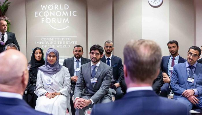 الشيخ حمدان بن محمد بن راشد آل مكتوم يشارك في منتدى دافوس