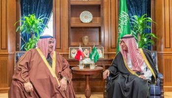 عادل بن أحمد الجبير والشيخ خالد بن أحمد بن محمد آل خليفة