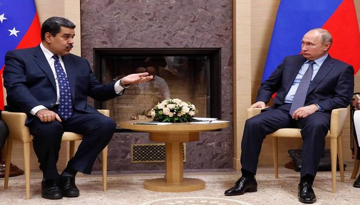 فلاديمير بوتين ونيكولاس مادورو- أرشيفية