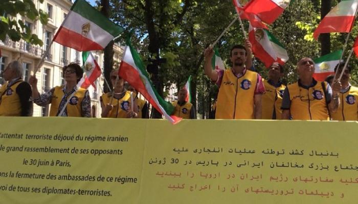 مظاهرة للمقاومة الإيرانية في باريس - أرشيفية