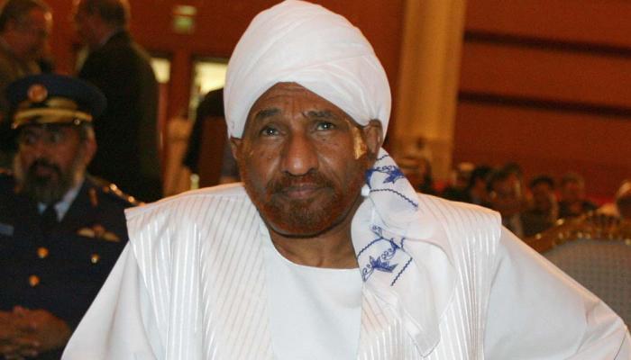 المعارض السوداني البارز الصادق المهدي