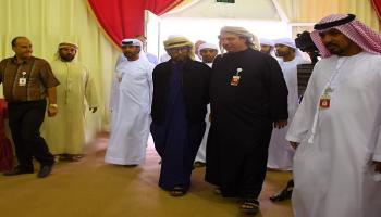 سلطان بن زايد يتفقد فعاليات اليوم الـ5 من المهرجان